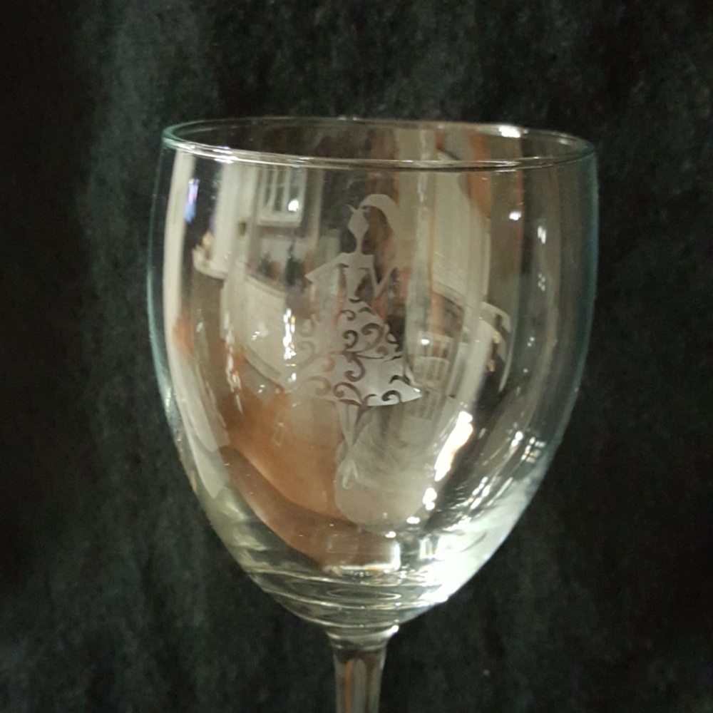 Party Girl wine glasses